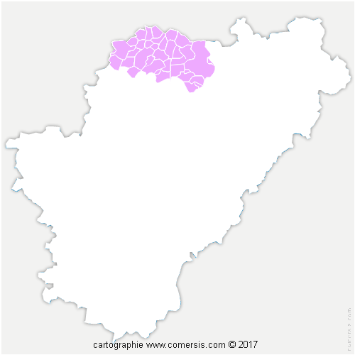 Communauté de Communes Val de Charente cartographie