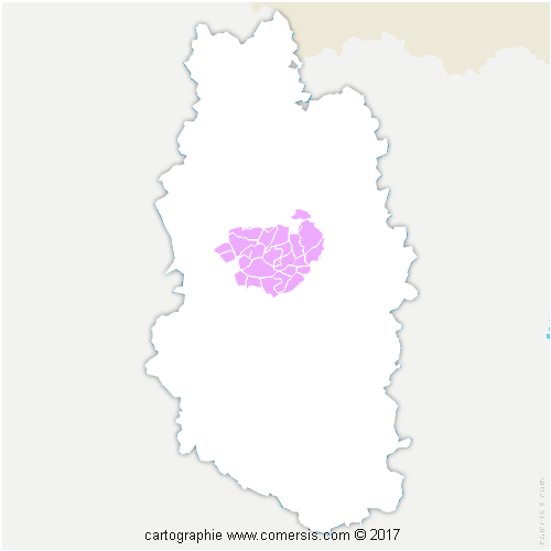 Communauté de Communes Val de Meuse - Voie Sacrée cartographie