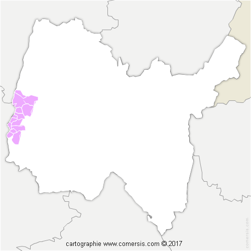 Communauté de Communes Val de Saône Centre cartographie