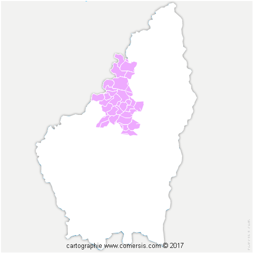 Communauté de Communes Val Eyrieux cartographie
