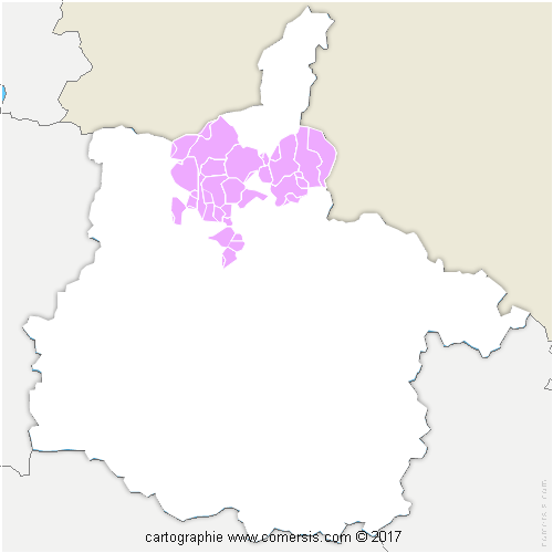 Communauté de Communes Vallées et Plateau d'Ardenne cartographie