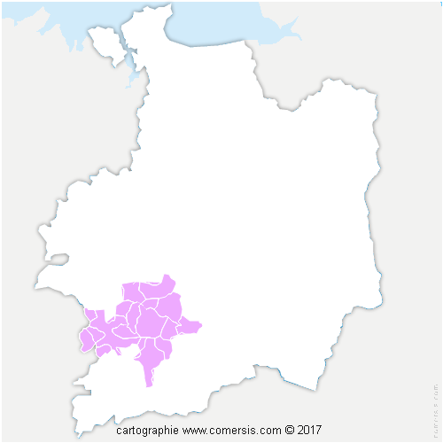 Communauté de Communes Vallons de Haute-Bretagne Communauté cartographie