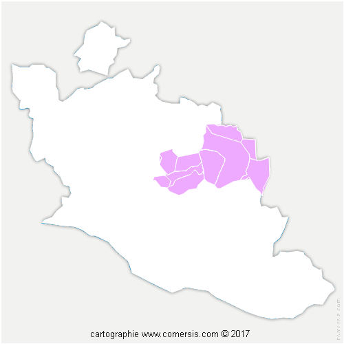 Communauté de Communes Ventoux Sud cartographie