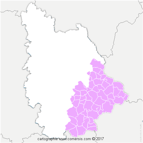 Communauté de Communes Vienne et Gartempe cartographie