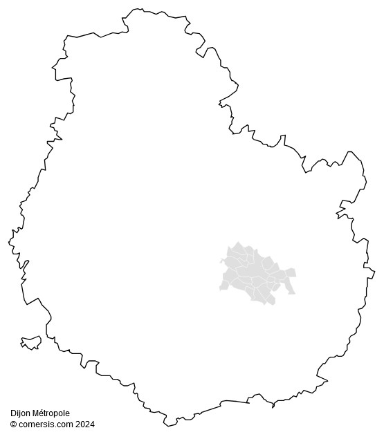 Dijon Métropole cartographie