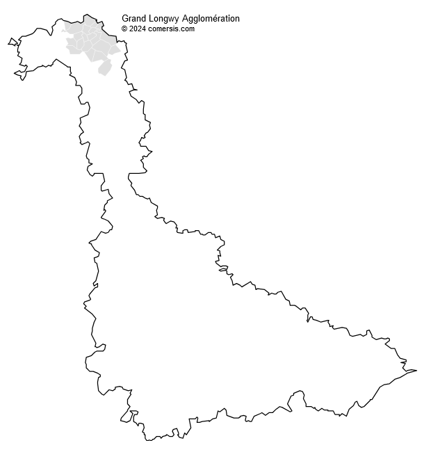 Grand Longwy Agglomération cartographie