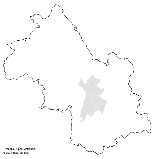 Grenoble-Alpes-Métropole cartographie