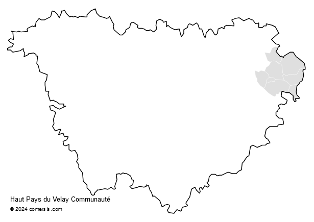 Haut Pays du Velay Communauté cartographie