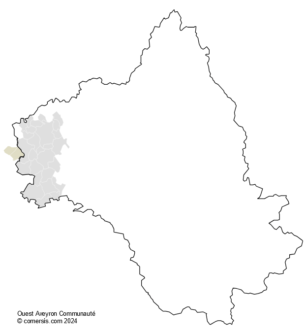 Ouest Aveyron Communauté cartographie