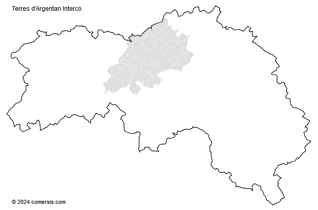 Terres d'Argentan Interco cartographie